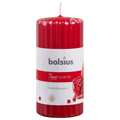 Bolsius Velas Cilíndricas Perfumadas C/ Nervuras 6 pcs 120x58 mm Romã