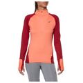 Camisola de Manga Comprida Mulher Asics Ls Winter 1/2 Zip Coral (tamanho L - Us)