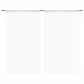  Cortinas de Fios 2 Fios 100x250 cm Branco