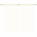  Cortinas de Fios 2 Fios 140x250 cm Creme