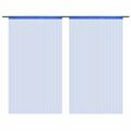  Cortinas de Fios 2 Fios 100x250 cm Azul