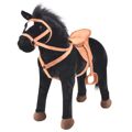 Peluche Cavalo de Montar Preto