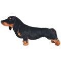 Peluche Brinquedo de Montar Cão Salsicha  Preto XXL