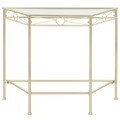 Mesa de Apoio Estilo Vintage Metal 87x34x73 cm Dourado