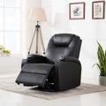 Poltronas de Massagens Elétrica Reciclável  Preto