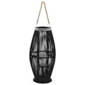 Suporte para Vela Suspenso 60 cm Bambu Preto