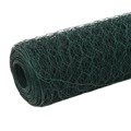 Cerca Arame Galinheiro 25x1,2 M Aço C/ Revestimento Pvc Verde