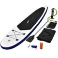  Prancha de Paddle Sup Insuflável Azul e Branco