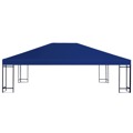  Cobertura Gazebo com 2 Camadas 310 G/m2 4x3 M Azul