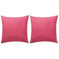 Almofadas para Exterior 2 pcs 60x60 cm Cor-de-rosa