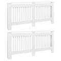 Coberturas de Radiador 2 pcs Mdf 172 cm Branco