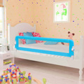 Barra de Segurança P/ Cama Infantil 120x42cm Poliéster Azul