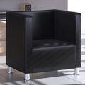 Poltronas, Sofás com Design Cubo  Preto