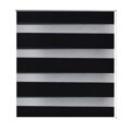 Estores de Correr 70 X 120 cm Linhas de Zebra-preto