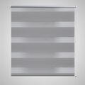 Estores de Correr 80 X 150 cm Linhas de Zebra-cinza