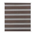 Estores de Correr 80 X 150 cm Linhas de Zebra-café