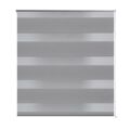 Estores de Correr 120 X 230 cm Linhas de Zebra-cinza