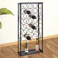 Garrafeira de Metal Suporte para 28 Garrafas de Vinho