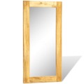 Espelho de Parede C/ Estrutura de Madeira Maciça 120x60 cm