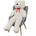 Urso de Peluche XXL Branco 150 cm