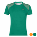 Camisola de Manga Curta Homem Asics Fuzex Tee Verde S