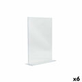 Placa Securit Transparente com Suporte 30 X 21 X 8,5 cm