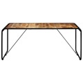 Mesa de Jantar 180x90x76 cm Madeira Maciça áspera