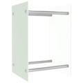 Suporte para Lenha 40x35x60 cm Vidro Branco