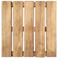 Ladrilhos de Pavimento 24 pcs 50x50 cm Madeira Castanho