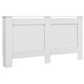 Cobertura de Radiador 152x19x81,5 cm Mdf Branco