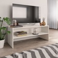 Móvel de Tv 100x40x40 cm Contraplacado Branco