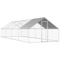 Galinheiro Exterior 2,75x8x2 M Aço Galvanizado