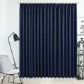 Cortina Blackout com Ganchos 290x245 cm Azul