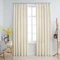 Cortinas Blackout com Ganchos 2 pcs 140x245 cm Veludo Cor Creme