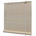 Estores de Rolo em Bambu Natural 4 pcs 120x160 cm