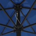 Guarda-sol de Exterior com Mastro Alumínio 270x246 cm Azul-ciano