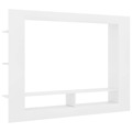 Móvel de Tv 152x22x113 cm Contraplacado Branco