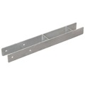 âncoras de Vedação 2 pcs 7x6x60 cm Aço Galvanizado Prateado