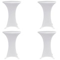 Capa para Mesa de Pé Elástica ø60 cm 4 pcs Branco