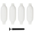 Defensas de Barco 4 pcs 41x11,5 cm Pvc Branco