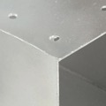 Base para Poste em Forma de X 71x71 mm Metal Galvanizado