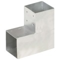 Base para Poste em Forma de L 101x101 mm Metal Galvanizado