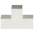 Base para Poste em Forma de T 101x101 mm Metal Galvanizado