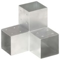 Base para Poste em Forma de Y 101x101 mm Metal Galvanizado