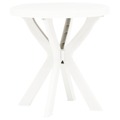 Mesa de Bistrô ø70 cm Plástico Branco