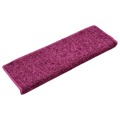 Tapete/carpete para Degraus 15 pcs 65x25 cm Violeta