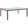 Mesa de Jantar P/ Exterior 200x150x74 cm Vime Pe Preto