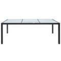 Mesa de Jantar P/ Exterior 200x150x74 cm Vime Pe Preto