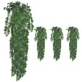 Trepadeira Hera Artificial 4 pcs 90 cm Verde