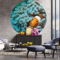 Wallart Papel de Parede Circular "nemo The Anemonefish" 142,5 cm